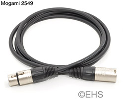 Mogami 2549 Top grade Mic cable 10 Ft, EHS-Built