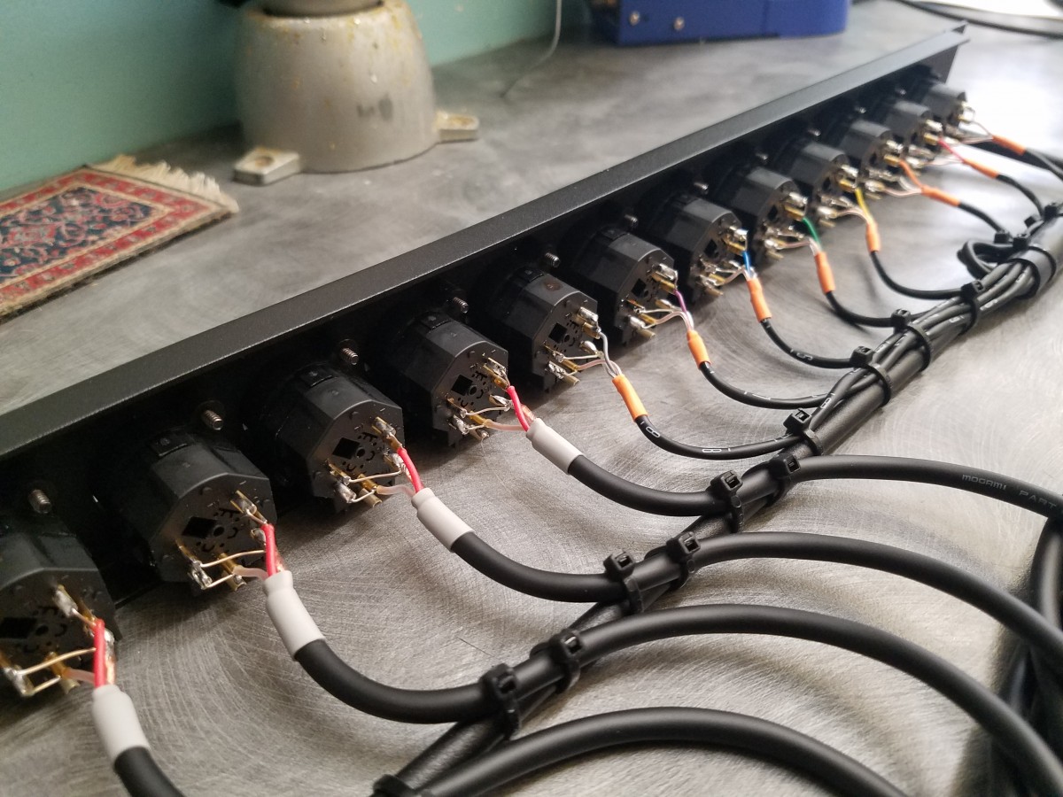 Custom Rack Panel with wiring